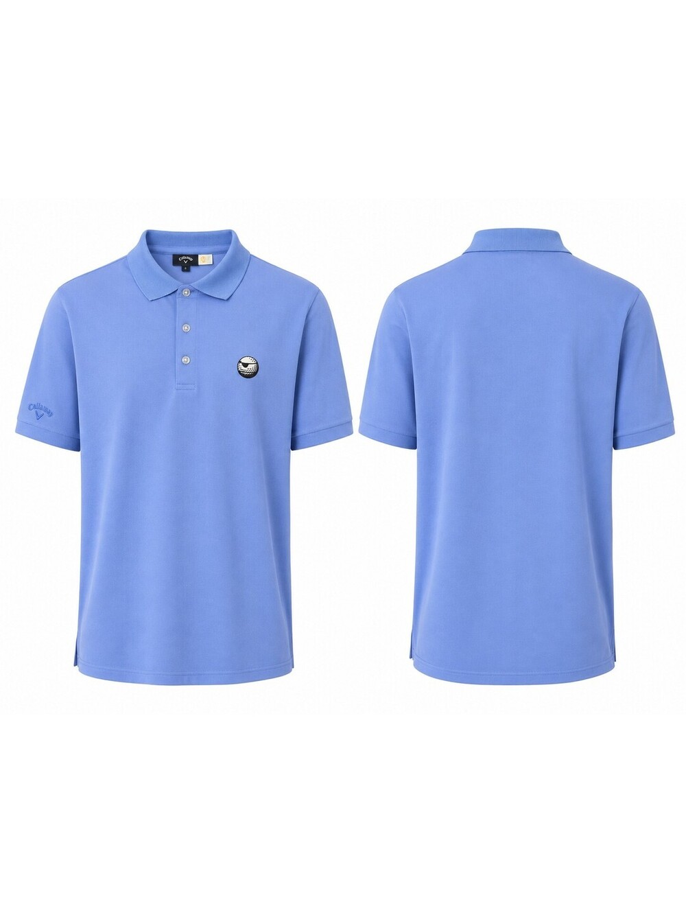 Callaway Opti-Dri Men's Golf Solid Blue Short Sleeve Polo Shirt Logo Size Xl